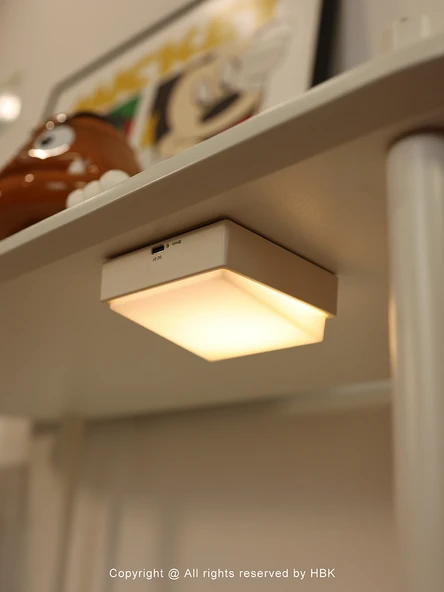 Minimalist LED Gece Lambası - Kaz Tüyü Beyaz (2 Adet) - 5