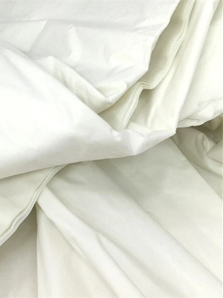 Otel Düğün Kırmızı Klasik Porselen Masa Örtüsü - 2 m * 2 Krem Beyaz - 4