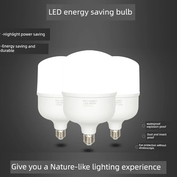 Fişli LED Sarkıt Lamba - 2 Metre Kablo - 65W - 3
