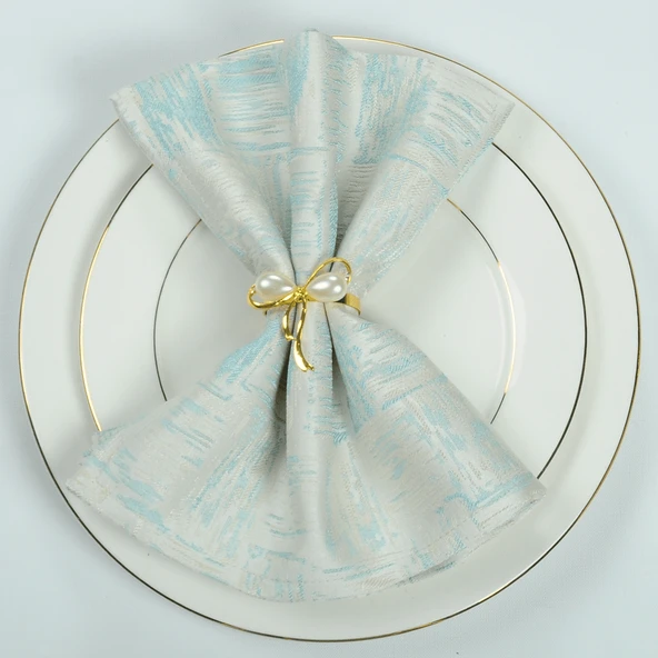 Restoran Peçetesi - Bergert Açık Mavi - 46x46 cm