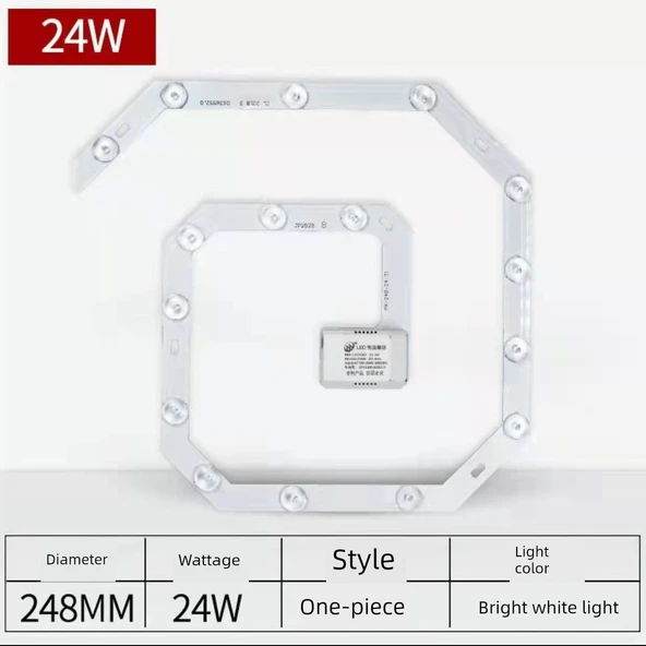 LED Tavan Lambası Modülü - 24.8cm 36W Beyaz Işık - 10