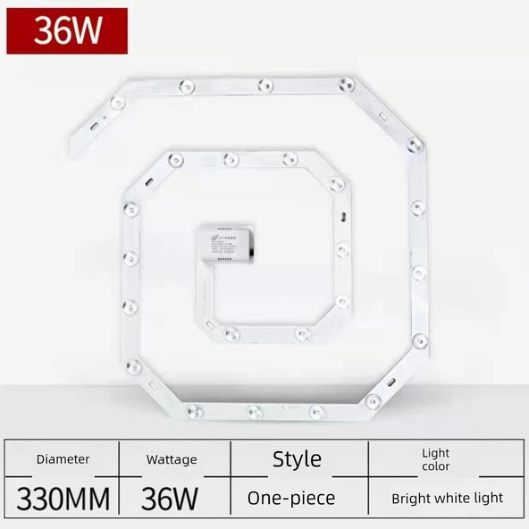 LED Tavan Lambası Modülü - 33cm 36W Beyaz Işık