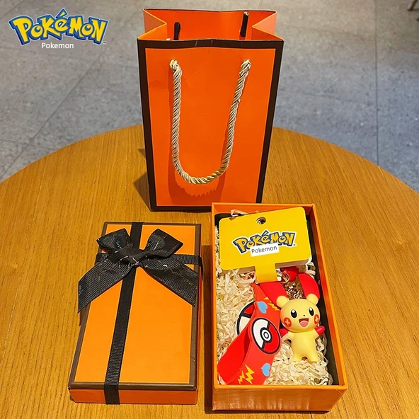 Pokemon El Yapımı Anahtarlık Bebek - Pozitif Yüklü Pat (Turuncu Hediye Kutulu ve Çantalı)
