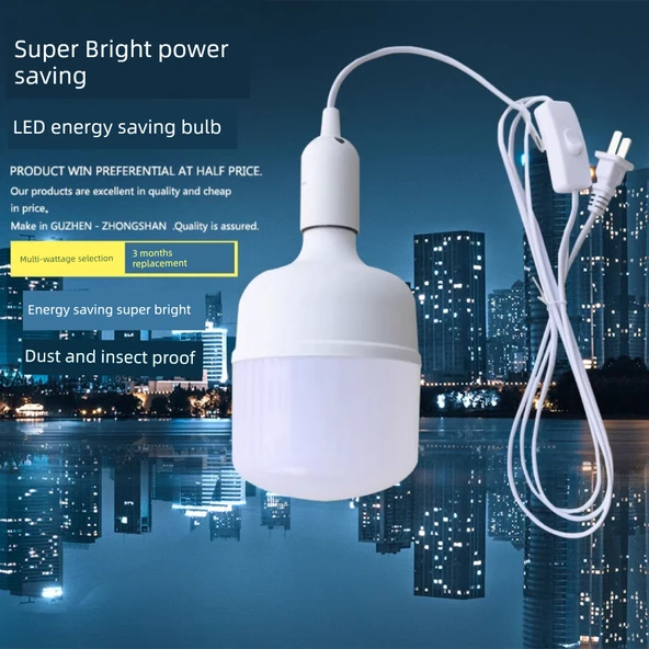 Fişli LED Sarkıt Lamba - 2 Metre Kablo - 30W - 6