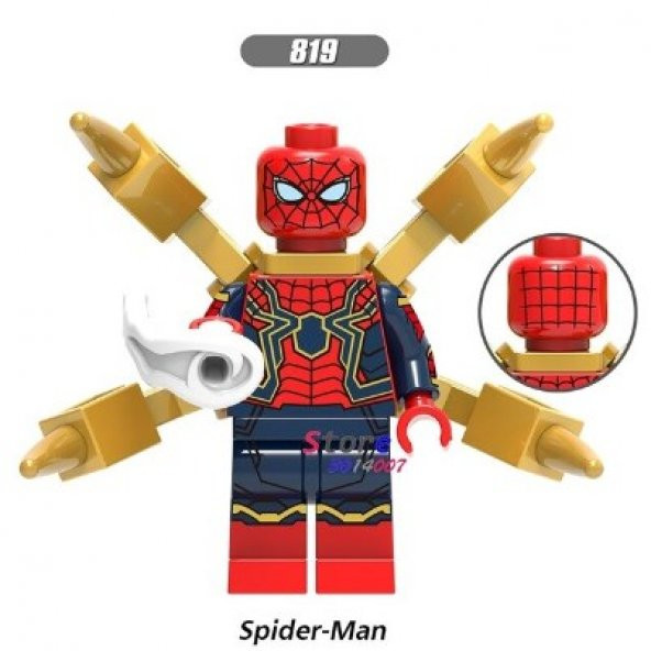 Spider Man Örümcek Adam Mini figür Super Heroes Infinity War Series Lego uyumlu