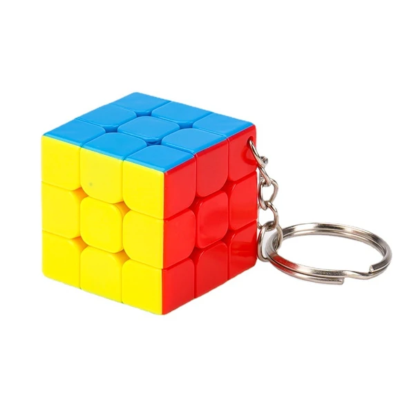 3cm Anahtarlık Rubik Küp - Daha Az Pürüzsüz