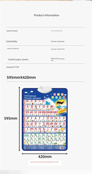 Uluslararası Fonetik Alfabe Ses Tablosu - [Yelpaze Şeklinde 2] Fonetik Alfabe + Pinyin - 11