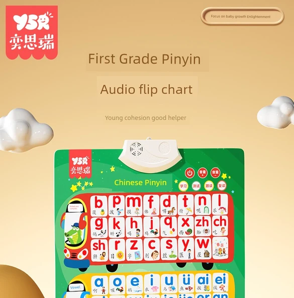 Pinyin Alfabe Tablosu - Pinyin Harfler Sayılar (3 Set) - Resim 8