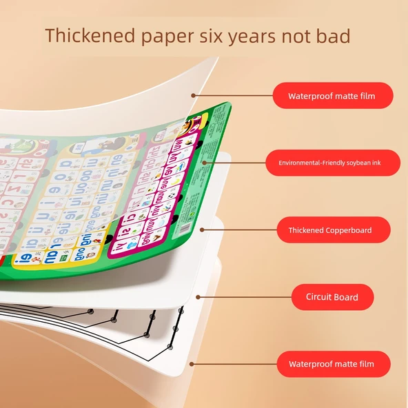Pinyin Alfabe Tablosu - Pinyin Harfler Sayılar (3 Set) - Resim 6
