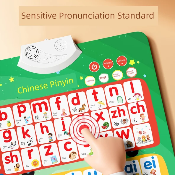 Pinyin Alfabe Tablosu - Pinyin Harfler Sayılar (3 Set) - Resim 5