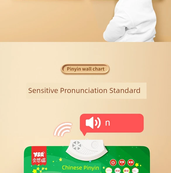 Pinyin Alfabe Tablosu - Pinyin Harfler Sayılar (3 Set) - Resim 11