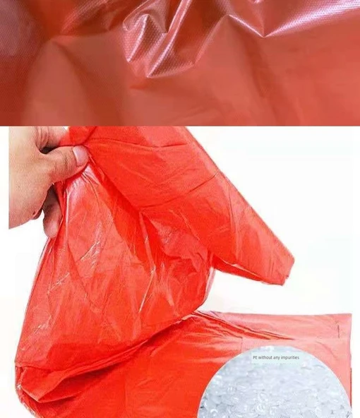 Kalınlaştırılmış Tek Kullanımlık Masa Örtüsü - Kırmızı 220x220cm, 2'li Paket (20 Adet) - 11