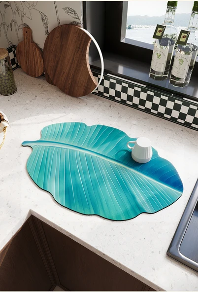 Diatom Mutfak Masa Matı - Chun Wo-Altın 40x60cm - 10