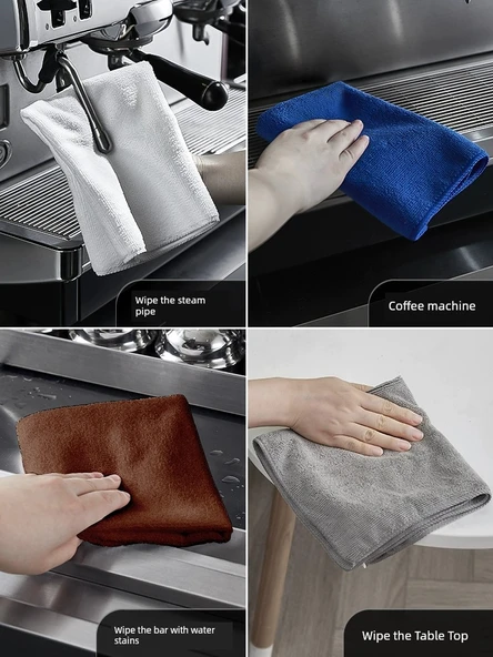 Kalınlaştırılmış Mikrofiber Temizlik Bezi - Sarı 3 Adet 29x29cm - 4