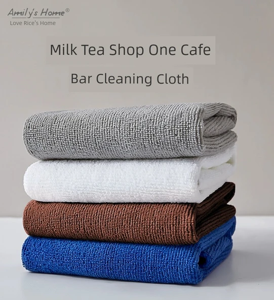 Mikrofiber Temizlik Bezi - Karışık Renkli 4 Adet Büyük Boy 29x60cm - 6