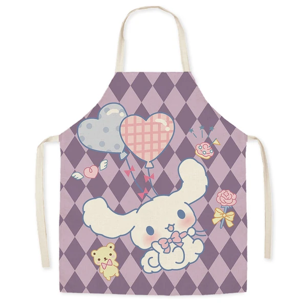 Cinnamoroll Çocuk/Yetişkin Askılı Önlük - Kalp Balon (Yetişkin)