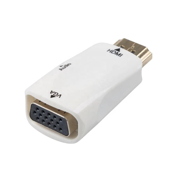 Concord C-844 HDMI To VGA Dönüştürücü Adaptör + Aux Kablo