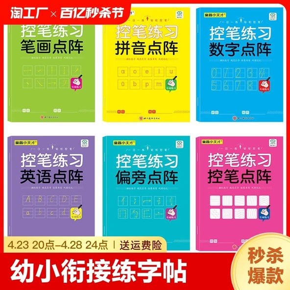 Pinyin Kalemi Kontrol Alıştırma Kitabı - Rastgele 1 Adet