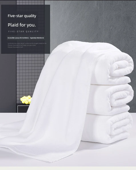 Pamuklu Yatak Havlusu 80x180 cm 800g - 2'li Paket - 7
