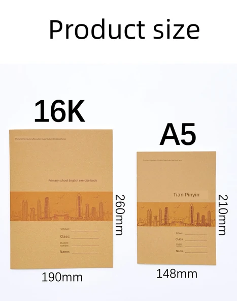 İlkokul 16K Matematik Alıştırma Defteri - 5 Adet - 8