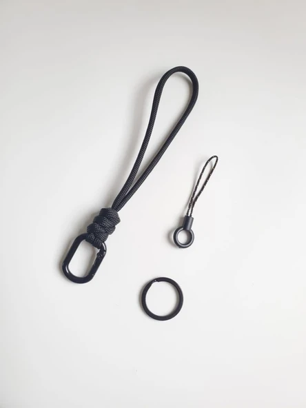 Paraşüt İpi Örgü Anahtarlık - 11cm Joy +2 Aksesuar - Resim 2
