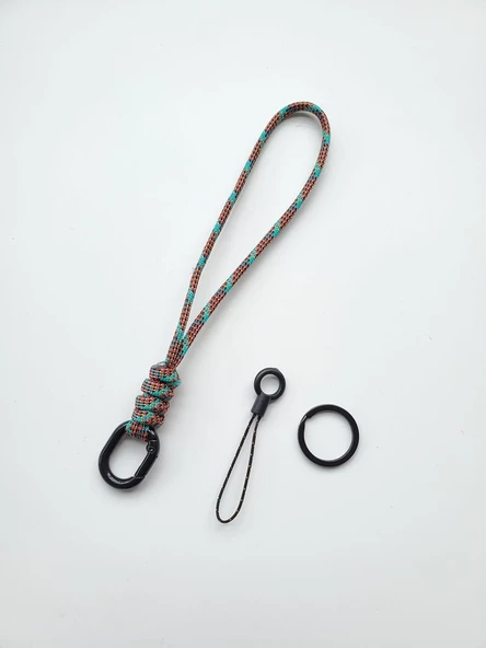 Paraşüt İpi Örgü Anahtarlık - 20cm Avatar +2 Aksesuar
