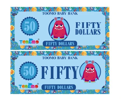 Anaokulu Oyuncak Jetonları - Mini 50 Yuan