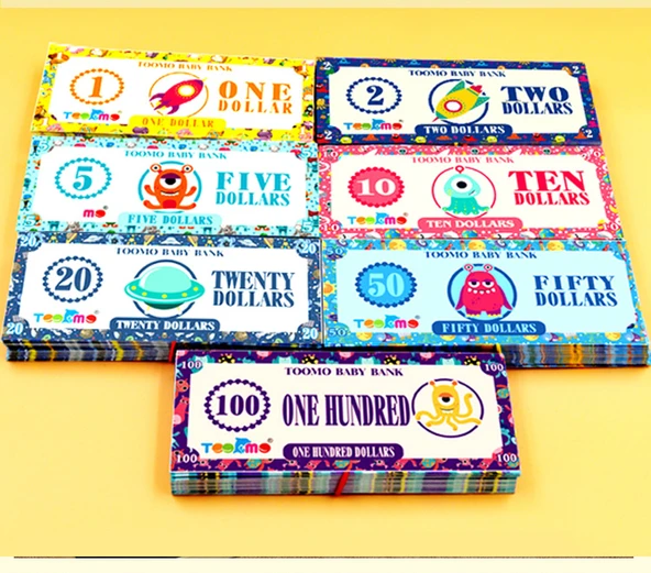 Anaokulu Oyuncak Jetonları - Mini 50 Yuan - 8