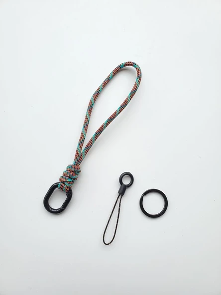 Paraşüt İpi Örgü Anahtarlık - 16cm Avatar +2 Aksesuar