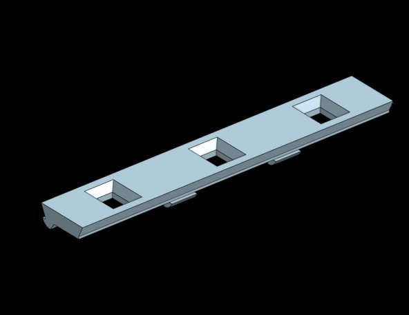 Led Şerit İçin V-Slot Kapağı Plastik Aparat - 2