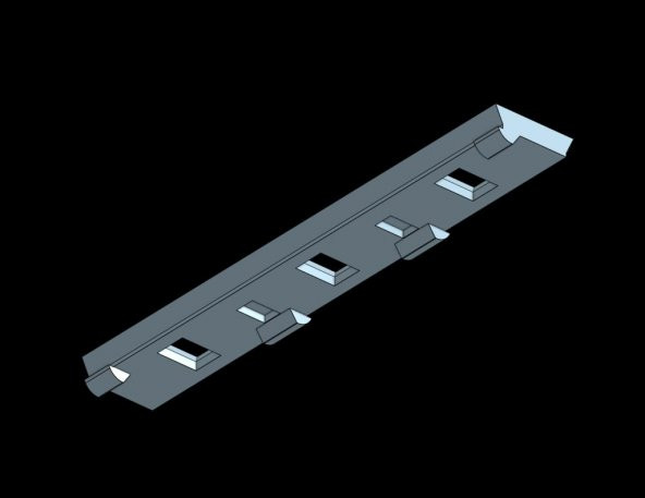 Led Şerit İçin V-Slot Kapağı Plastik Aparat - 3
