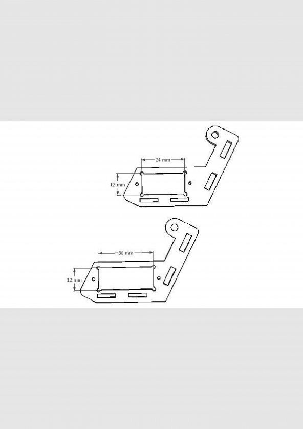 Pan / Tilt Kamera Tutucu Plastik Aparat - 7