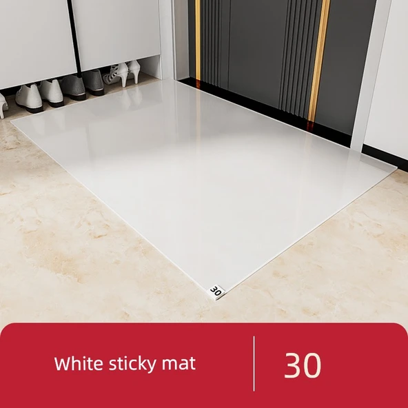 Yapışkanlı Zemin Paspası - 60x90cm - Beyaz - 30 Yaprak
