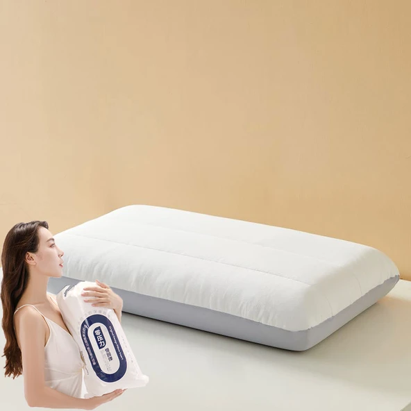 Basınçsız Derin Uyku Pro Hafızalı Köpük Yastık - 10cm + Yastık Kılıfı + Renkli Kutu
