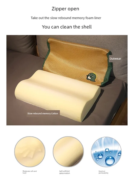 Yazlık Uyku Pedi Yastık - Yazlık Mat Dalga Yastık J Dinozor 50x30cm - Resim 6