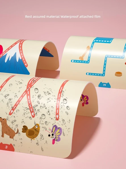 Çocuklar için Kalem Kontrolü Alıştırma Kitabı - Kalem Kontrolü Eğitimi (2+ Yaş) - Resim 4