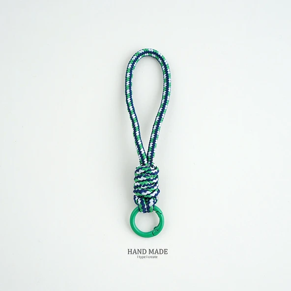 Paraşüt İpli Dokuma Desenli Araba Anahtarlık - Stil 1 A461 - Resim 10