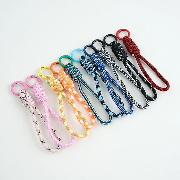 Paraşüt İpli Dokuma Desenli Araba Anahtarlık - Stil 1 A461 - Resim 4