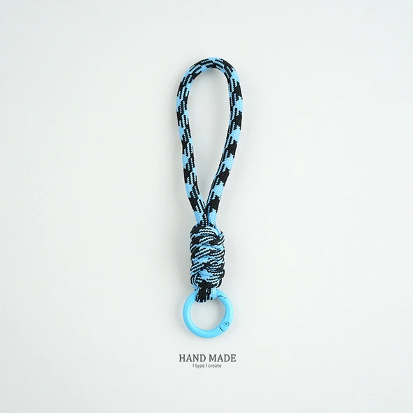 Paraşüt İpli Dokuma Desenli Araba Anahtarlık - Stil 1 A461 - Resim 11