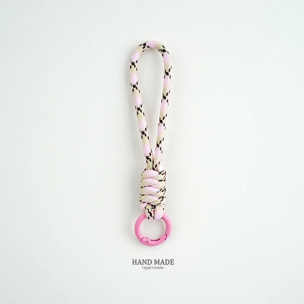 Paraşüt İpli Dokuma Desenli Araba Anahtarlık - Stil 1 A461 - Resim 6