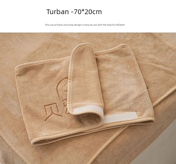 Güzellik Salonu Havlu Seti - Drapeli Yatak Örtüsü 250x150cm - Beyaz - Resim 10