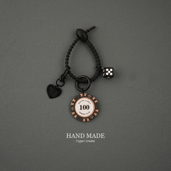 El Yapımı Çip Anahtarlık - Yeni Renk 4-H653 - 8
