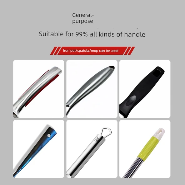 Silikon Tencere Sapı Kılıfı - Büyük Boy - 1 Adet Yanmaz Kapak - Resim 4