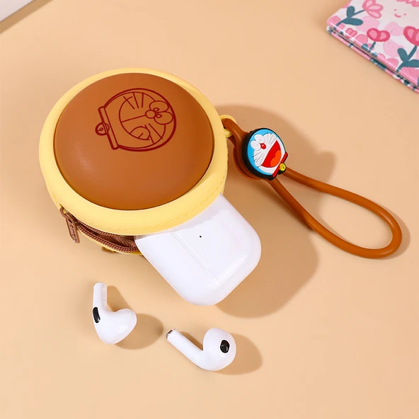 Doraemon Silikon Bozuk Para Cüzdanı - Turuncu - 2
