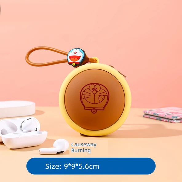 Doraemon Silikon Bozuk Para Cüzdanı - Haki