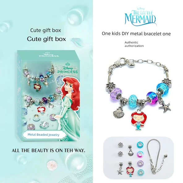 Ariel Romantik Kalp Alaşım Bileklik PRN2