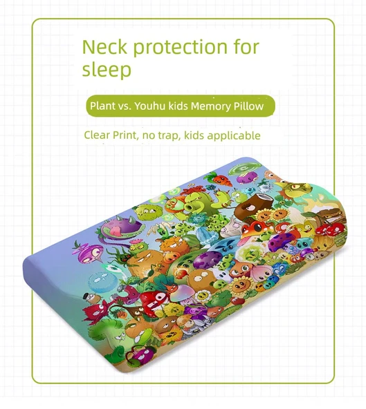 Çocuk Karikatür Plants Vs Zombies Hafızalı Köpük Yastık - Figür 2, 6-8cm - 7