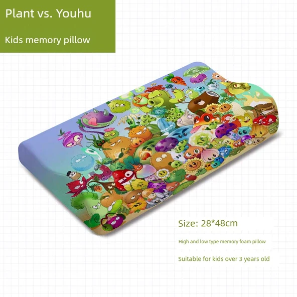 Çocuk Karikatür Plants Vs Zombies Hafızalı Köpük Yastık - Figür 2, 6-8cm - 3