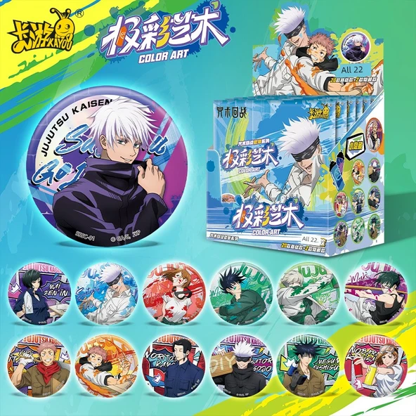 Jujutsu Kaisen Alan Sınırı Kaldırma Rozeti - 5'li Paket - 8