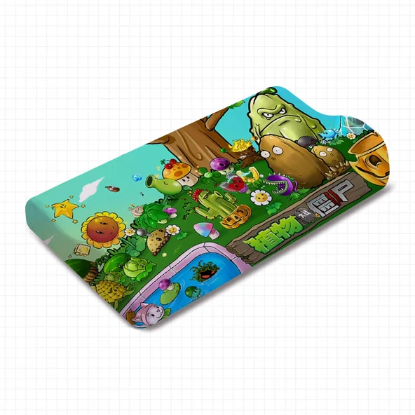 Çocuk Karikatür Plants Vs Zombies Hafızalı Köpük Yastık - Figür 2, 6-8cm - 2